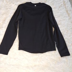 Black all in motion long sleeve top